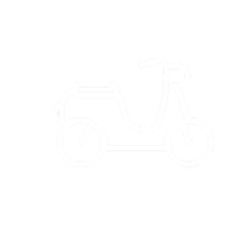scooter icon white